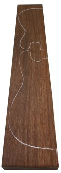 Body African Koa A plain, 2-pcs., grainmatched